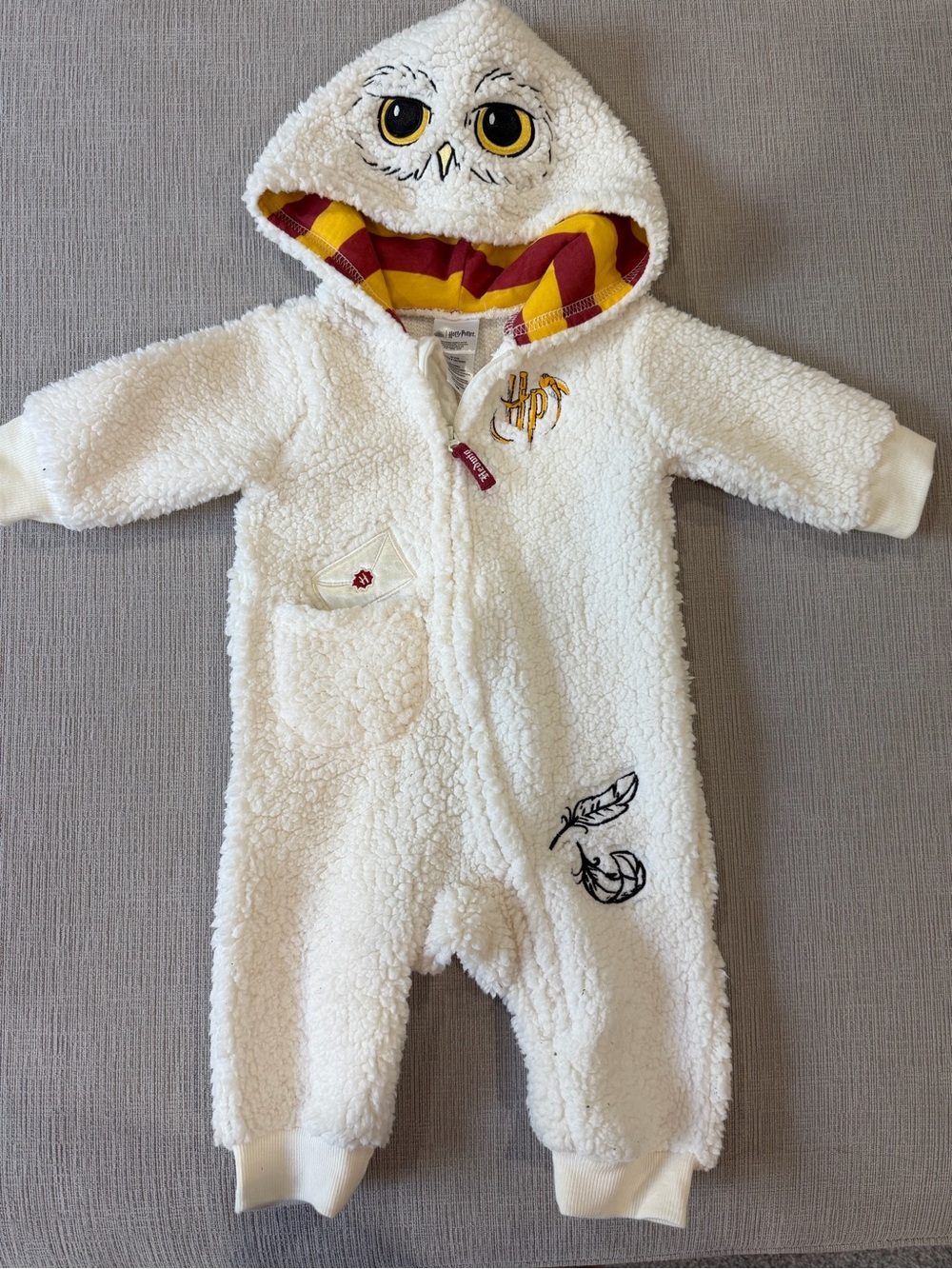 Harry Potter infant costume onesie 12 months fleece